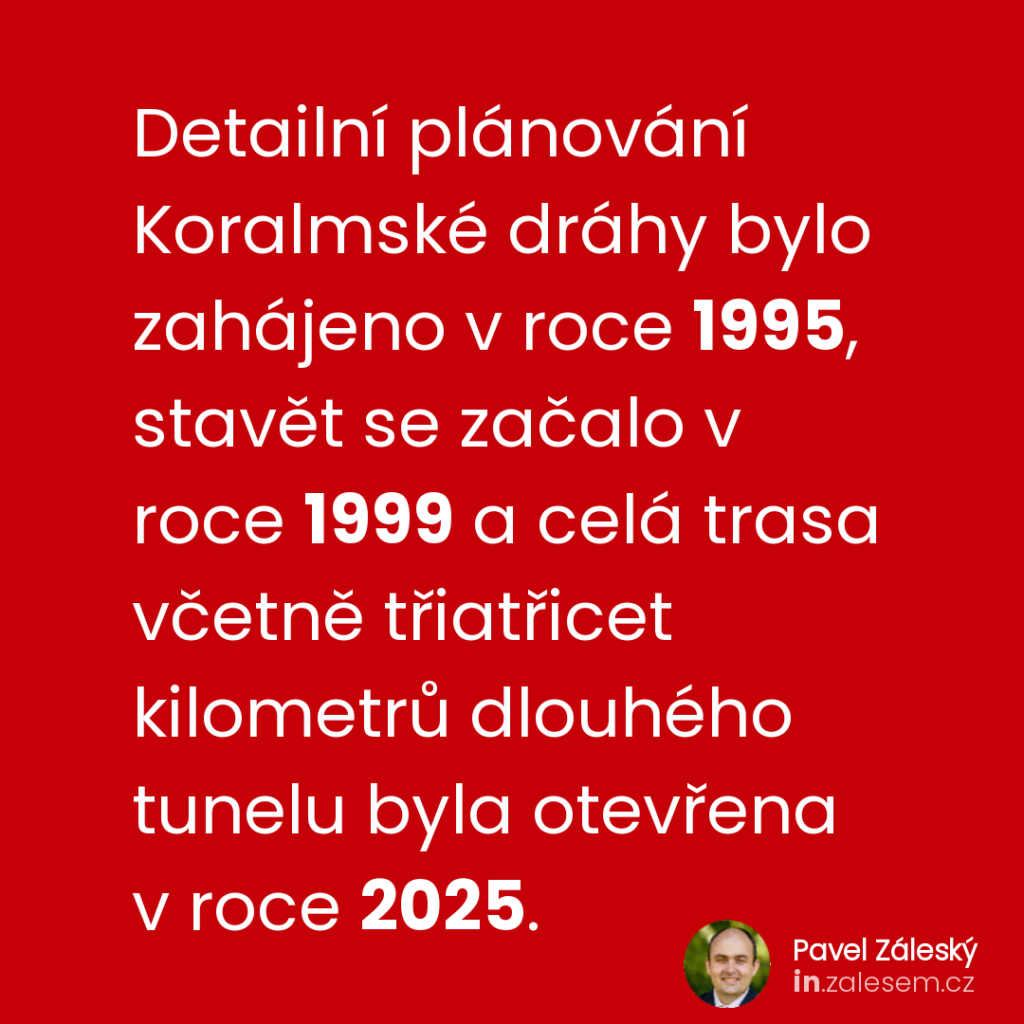 S plánování Koralmské dráhy se začalo v roce 1995